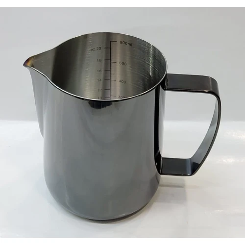 #BJ-L600GY; S/S milk pitcher 600ml - GY