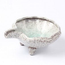 #BY-0280C; Ceramic bowl w. stand 7.5&quo..