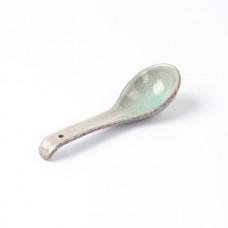 #BY-0327C; Ceramic spoon 15cm #595..