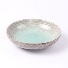 #BY-0488C; Ceramic salad bowl 7.25"..