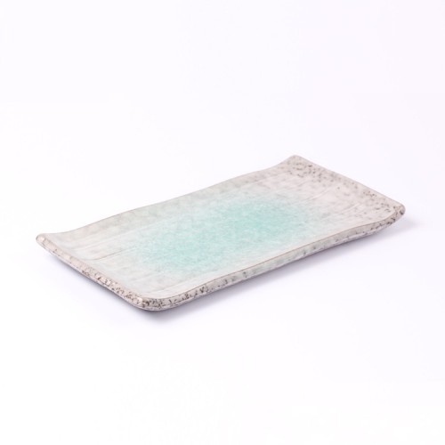 #BY-0556C; Ceramic rect. plate 12" #595 