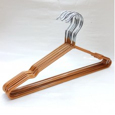 #02882-GD;  Metal coated hanger  golden..