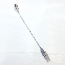 #1010201-BS88L;  S/S bar spoon #88L..