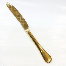 #1010201-K-G;  S/S table knife Golden..