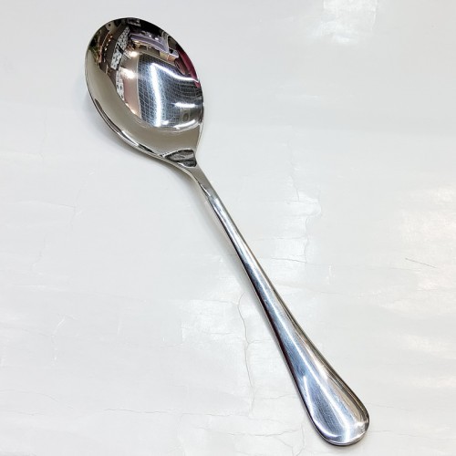 #1010201-SSS38;  S/S serving spoon 25.1cm #38