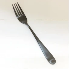 #1084B-15MBK; Stainless steel table fork..