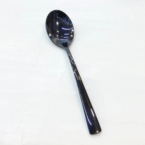 #1138201-4-BK; Stainless steel tea spoon