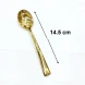 #1138201-4-G; S/S tea spoon #4 GD