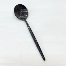 #1171304-4-BK:S/S tea spoon #4 BK ..