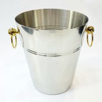 #123201; S/S ice bucket Dia. 19cmx22cm 