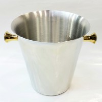 #123101; S/S ice bucket Dia. 19x22cm #E