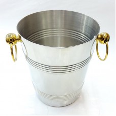 #123202; S/S ice bucket Dia. 15x17.5cm..