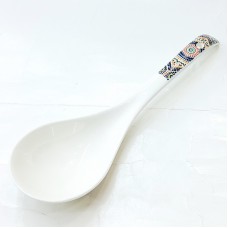 #05456;  Ceramic soup spoon #008..