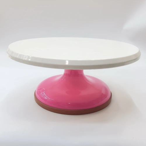 #8020-PK;  Cake turntable color base Pink