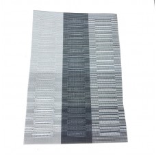 #81113-GY;  PVC place mat 45x30cm 7382..