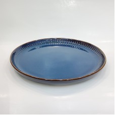 #AA2332;  Ceramic plate 8.5"..