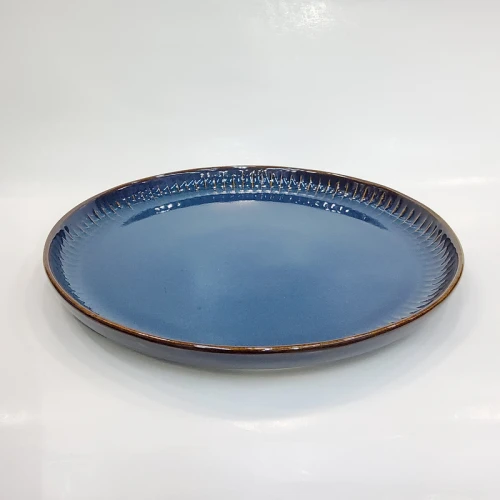 #AA2332;  Ceramic plate 8.5" #XG