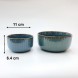 #AA2334;  Ceramic bowl 4.5"