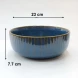 #AA2336;  Ceramic bowl 8.25" #XG