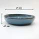 #AA2337;  Ceramic salad bowl 8.25"