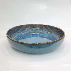 #AA2337;  Ceramic salad bowl 8.25"..