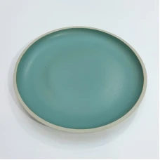 #AA2604-GN; Ceramic 8.8" plate #GN..