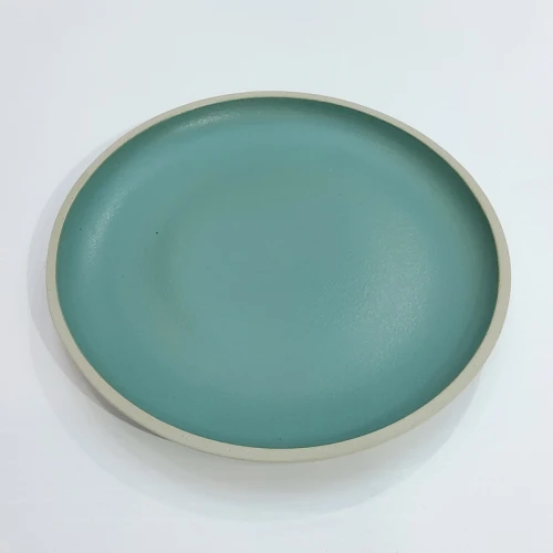 #AA2604-GN; Ceramic 8.8" plate #GN