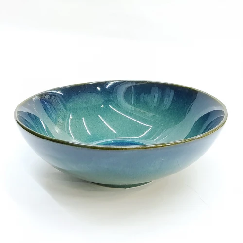 #AA3601; Ceramic 7" bowl #DL