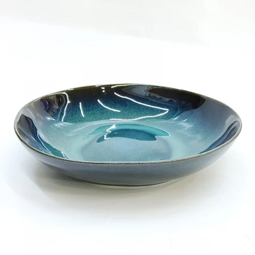 #AA3602: Ceramic 7.8" bowl # DL