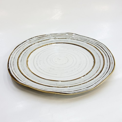 #AA3702; Ceramic plate 7.5'' A #GL