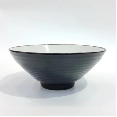 #AA4101; Ceramic 8" bowl #F776 BK..