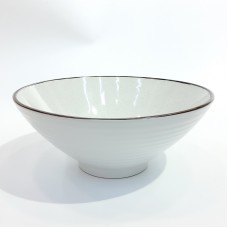 #AA4101-WT; Ceramic 8" bowl #F776..