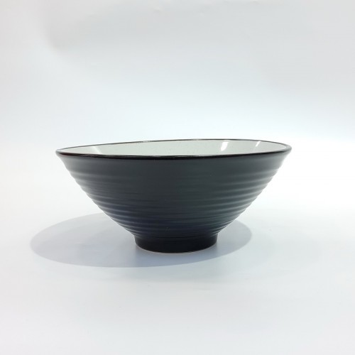 #AA4102; Ceramic 7" bowl #F776 BK