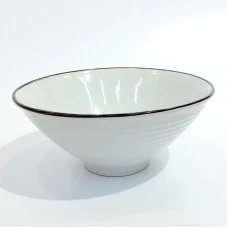 #AA4102-WT; Ceramic 7" bowl #F776 ..