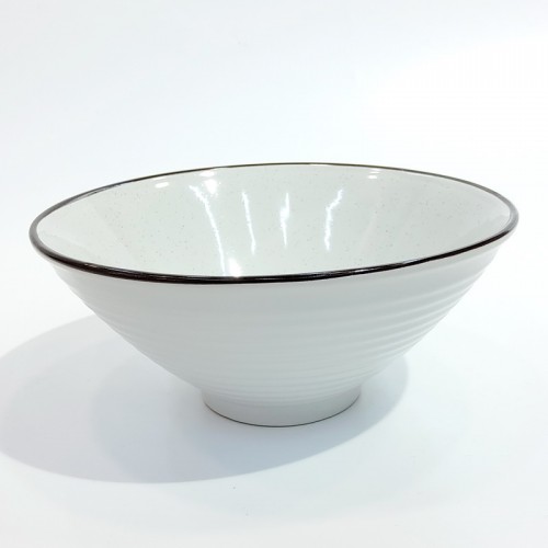 #AA4102-WT; Ceramic 7" bowl #F776 