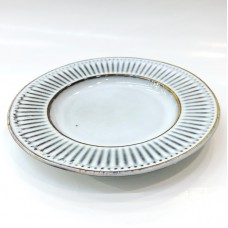 #AA4507; Ceramic round plate 7.25" ..