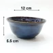 #AA5601; Ceramic 4.5" bowl #BL