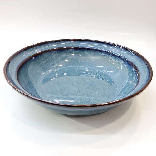 #AA5604; Ceramic 8.25" bowl #BL