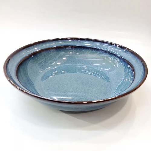 #AA5604; Ceramic 8.25" bowl #BL