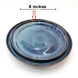 #AA5606; Ceramic 8" plate #BL 