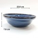 #AA5609; Ceramic 9.3" soup bowl #BL