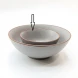 #AA5801; Ceramic 4.5" bowl #LJ