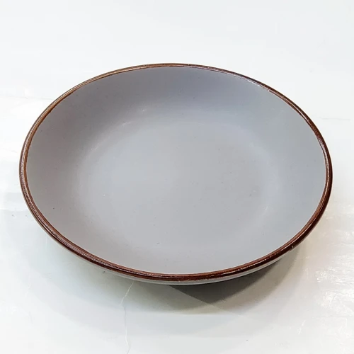 #AA5802; Ceramic 4" sauce dish #LJ