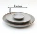 #AA5803; Ceramic 8" plate #LJ