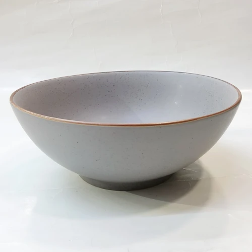 #AA5804; Ceramic 7" soup bowl #LJ