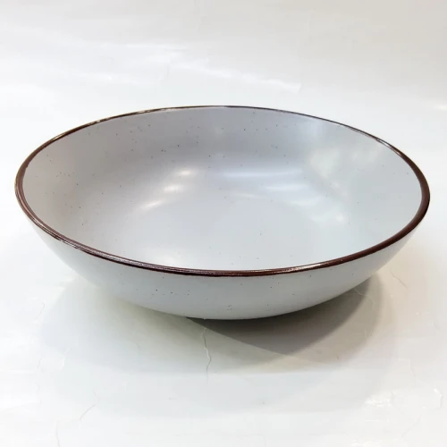 #AA5805; Ceramic 7.2" salad bowl #LJ