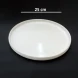 #AA5901WT; Ceramic 10" plate - WT #KLS