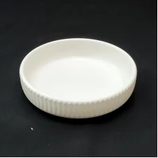 #AA5902WT; Ceramic sauce dish 3.7" ..