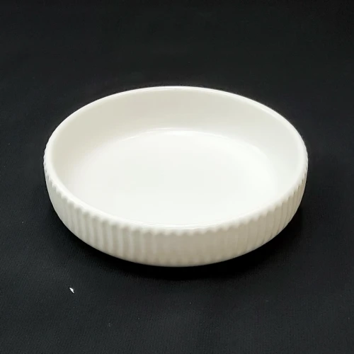 #AA5902WT; Ceramic sauce dish 3.7" - WT