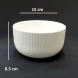 #AA5904WT; Ceramic bowl 6" - WT #KLS